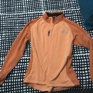 North face thermal zip up jacket